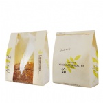 printed kraft paper bread bag